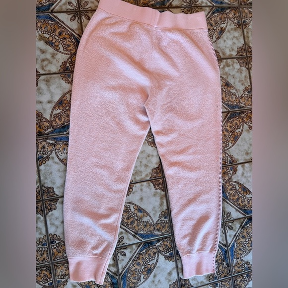 Rag & bone fleece brushed terry pants joggers size medium dusty pink sweatpants - Picture 5 of 11